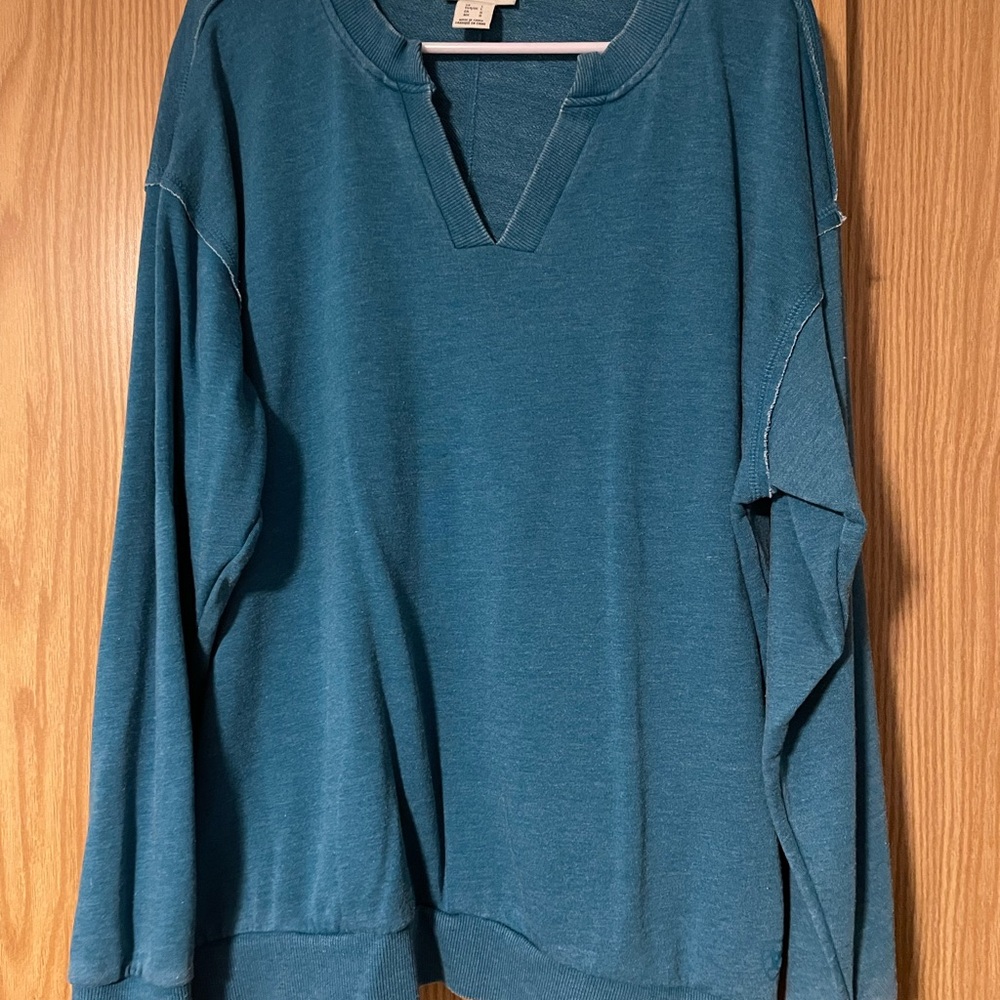 Ariat Turquoise Knit Top